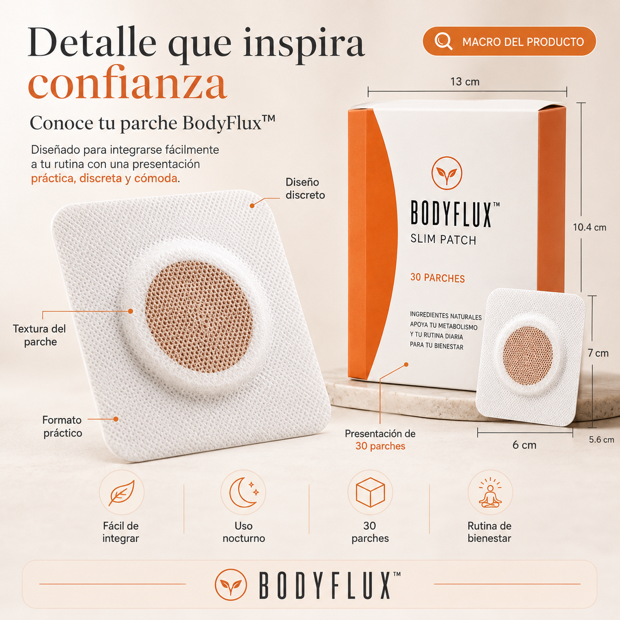 BodyFlux™ | Parches para Control de Peso