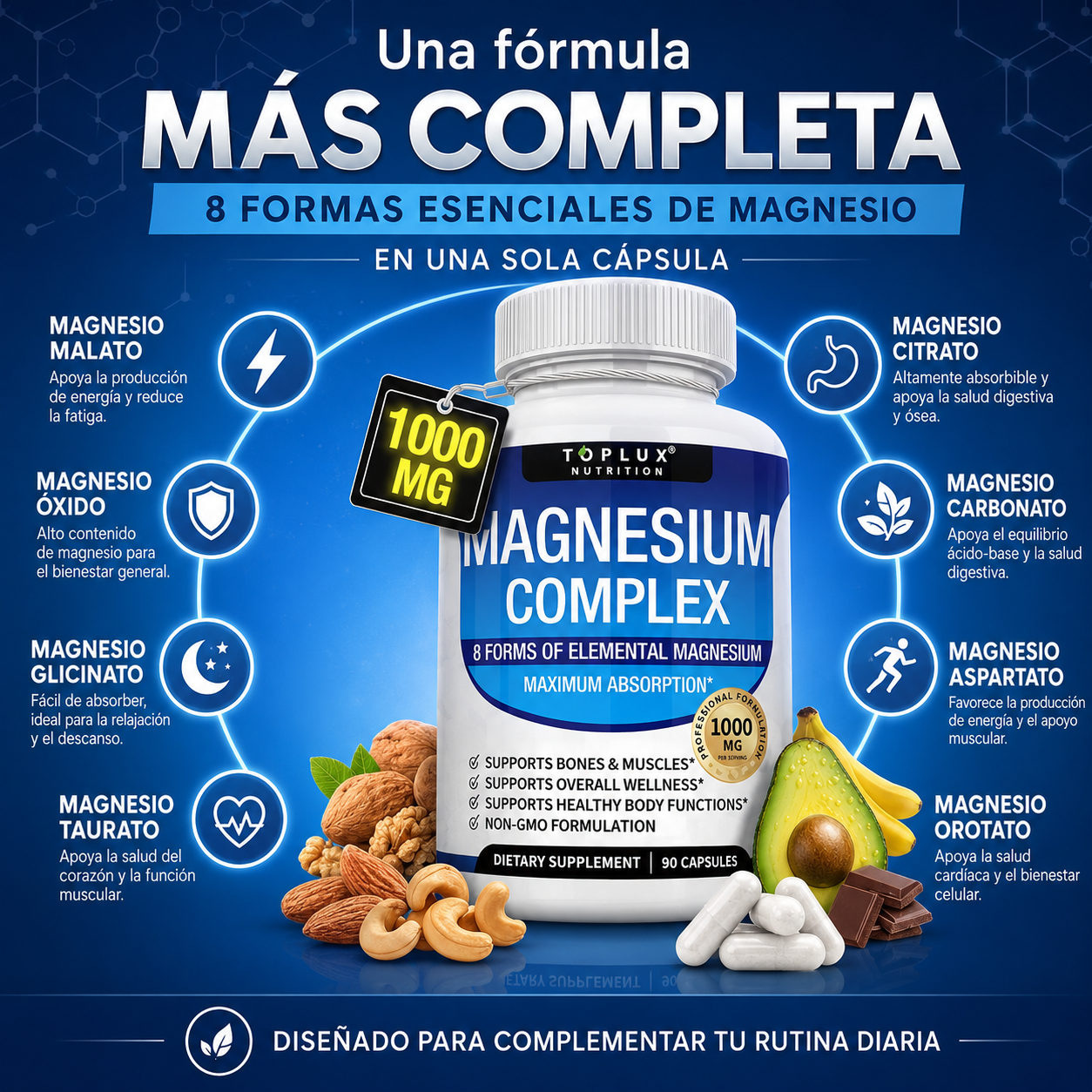 MAGNAREST™ | 90 Caps Magnesium Complex