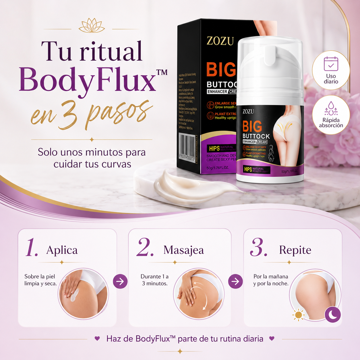 CurveCream | Crema Reafirmante Gluteos