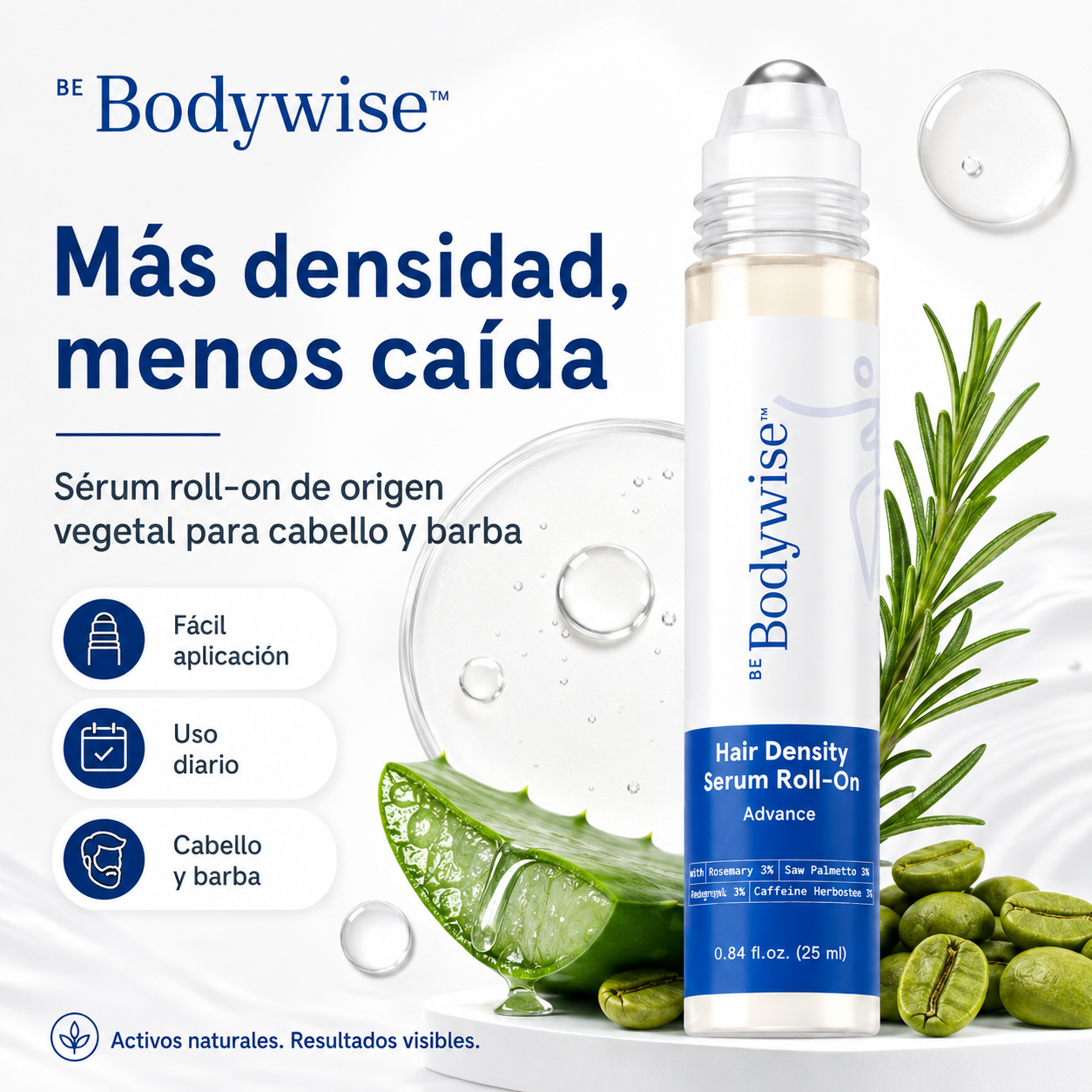 Bodywise™ - Sérum Roll para Cabello y Barba