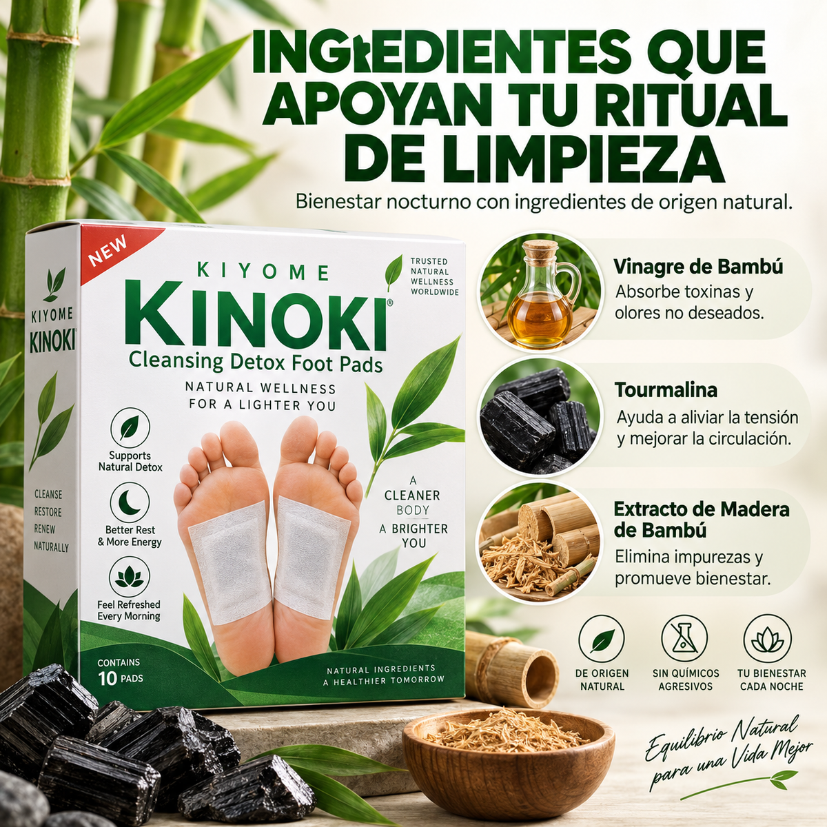 KINOKI™ Parches Detox | 10 Parches por Caja