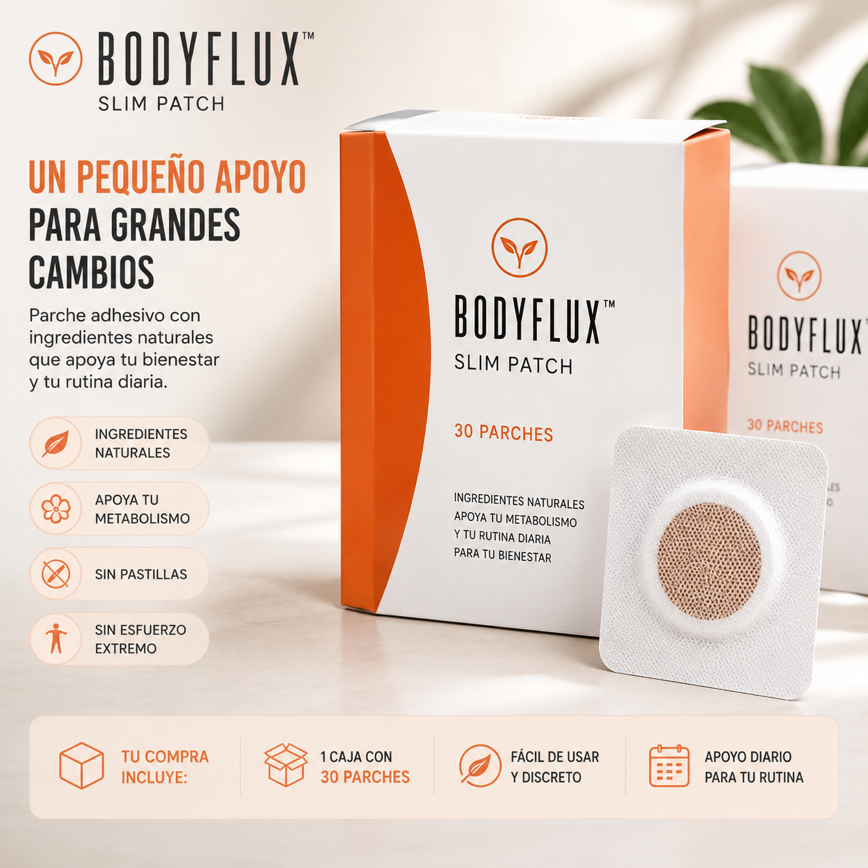 BodyFlux™ | Parches para Control de Peso