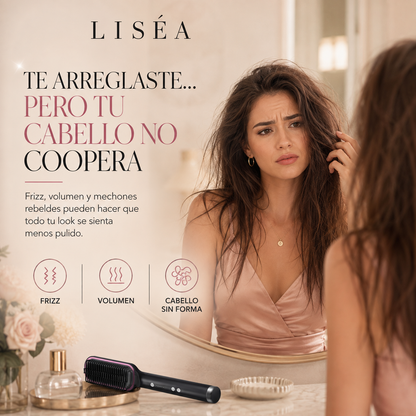 LISÉA™ | Cepillo Alaciador 2 en 1 Antifrizz