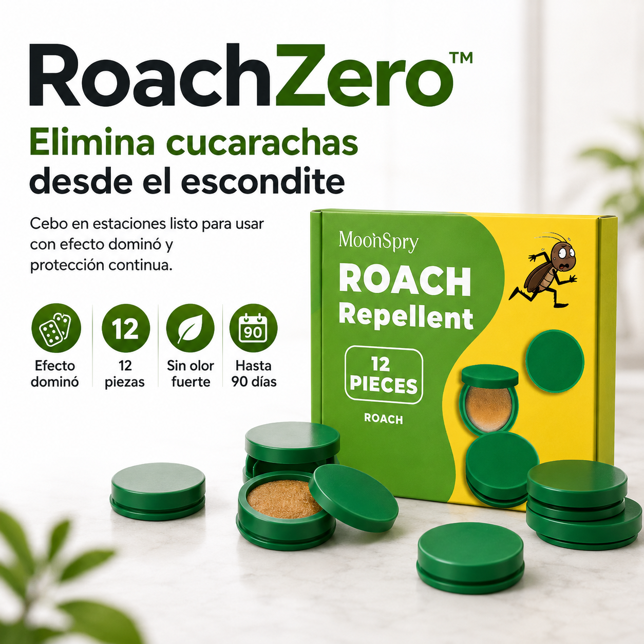 RoachZero™ | Cebo para Cucarachas