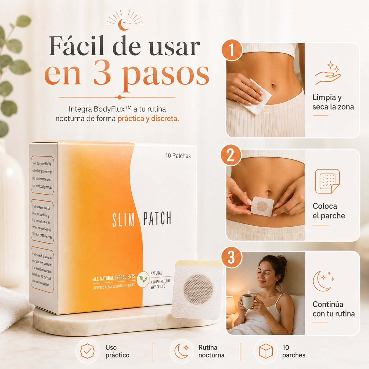 BodyFlux™ | Parches para Control de Peso