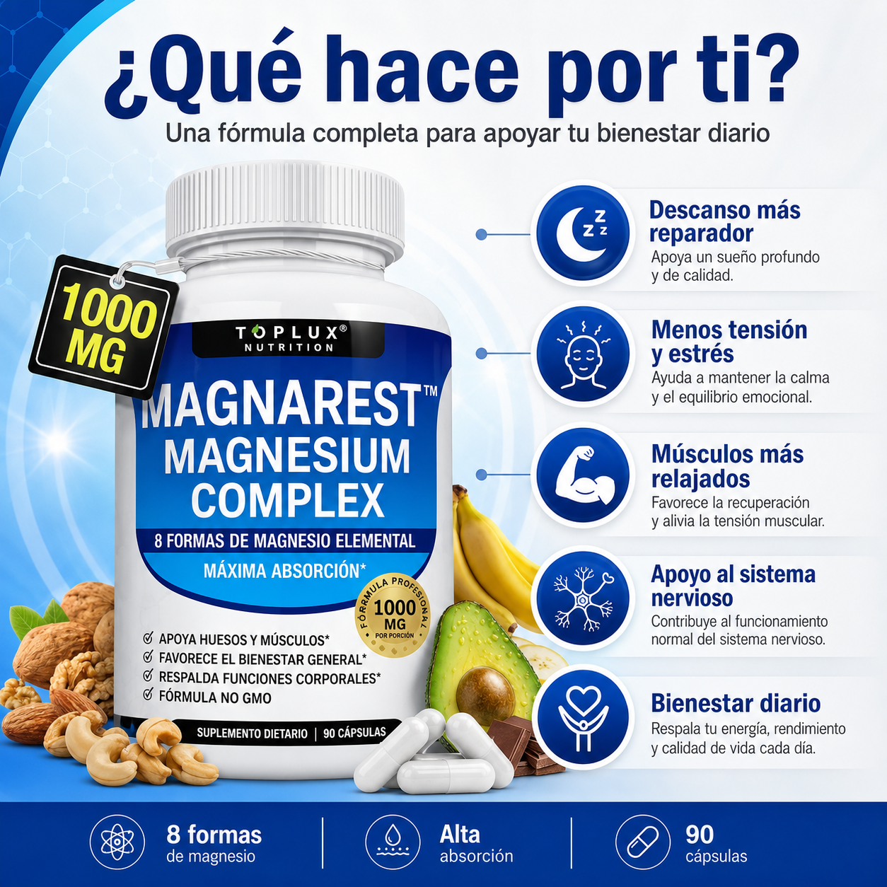 MAGNAREST™ | 90 Caps Magnesium Complex