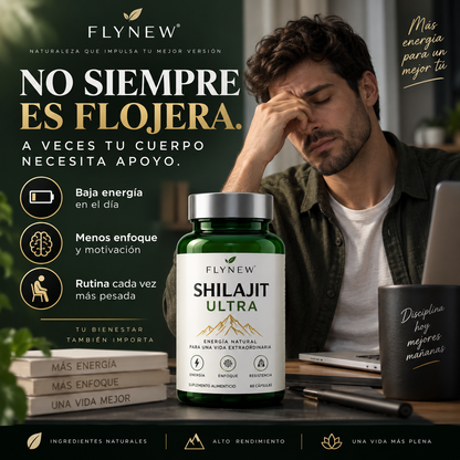 Shilajit Ultra | Energía, Vitalidad, 60 Cápsulas
