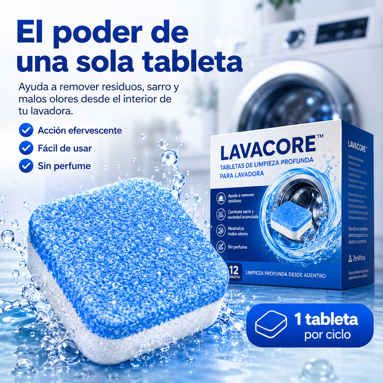 LAVACORE™ — Tabletas de Limpieza