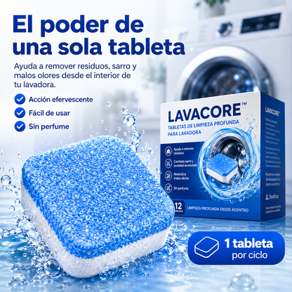 LAVACORE™ — Tabletas de Limpieza