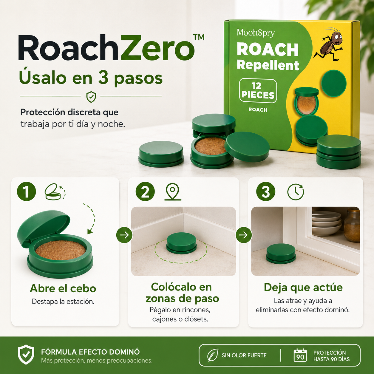 RoachZero™ | Cebo para Cucarachas
