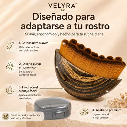 VELYRA™ | Cepillo de Drenaje Linfático Facial
