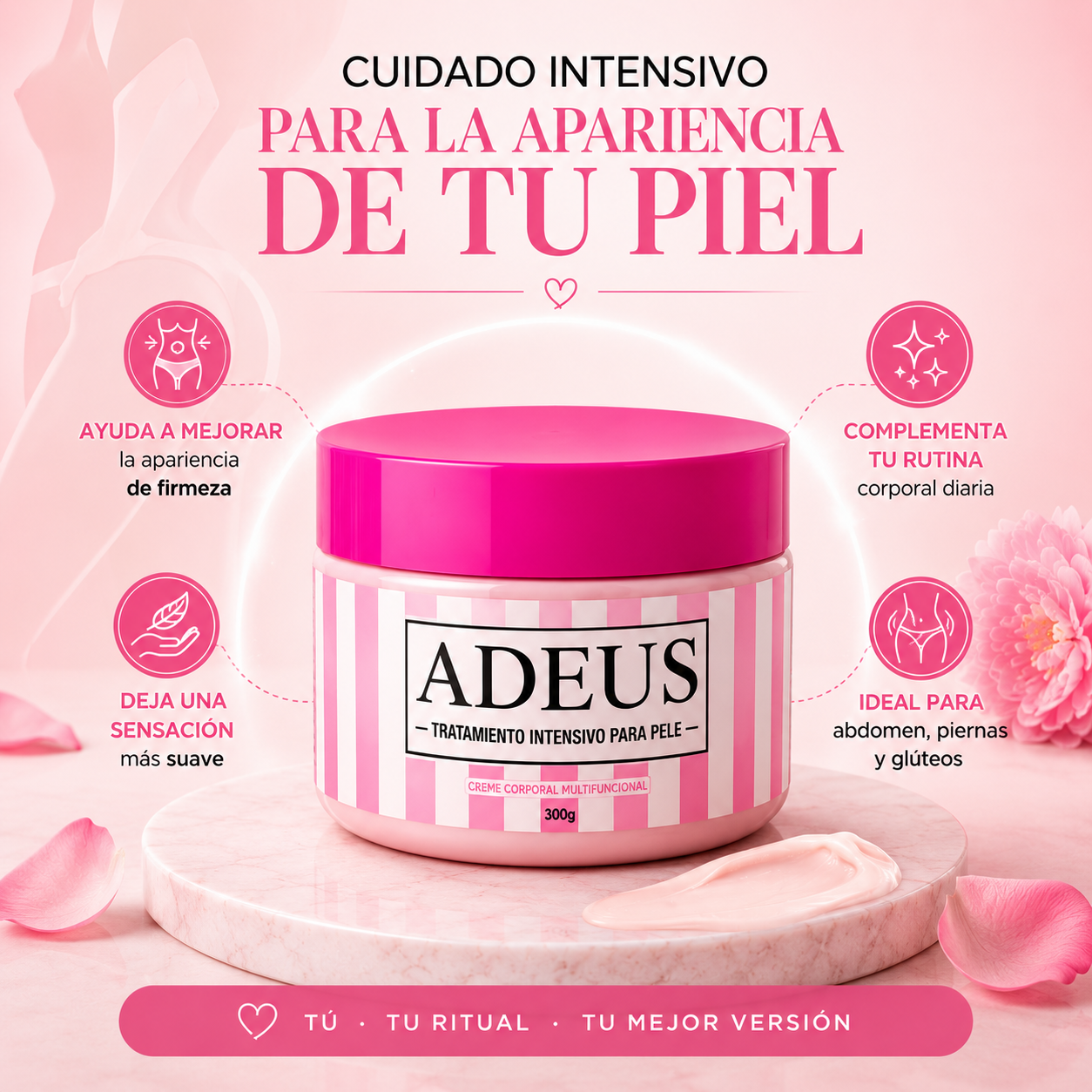 ADEUS™ | Crema Reafirmante Corporal