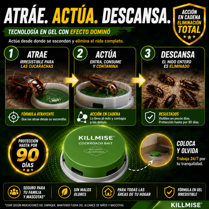 Repelente de Cucarachas | KILLMISE