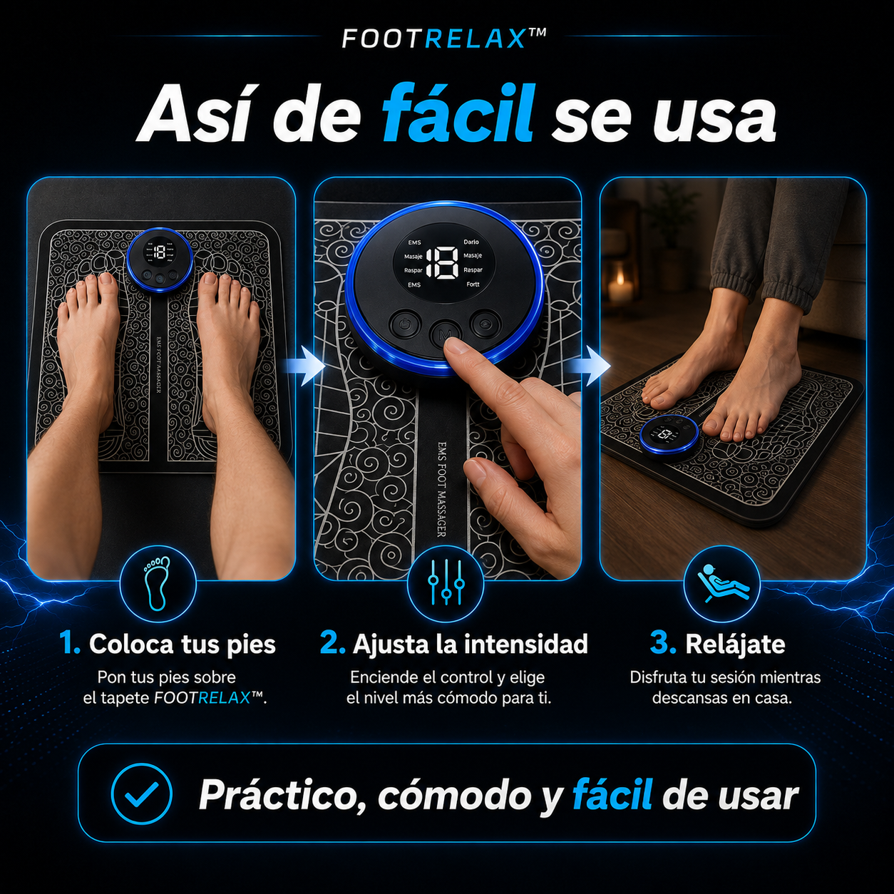 FOOTRELAX™ | Masajeador EMS para Pies