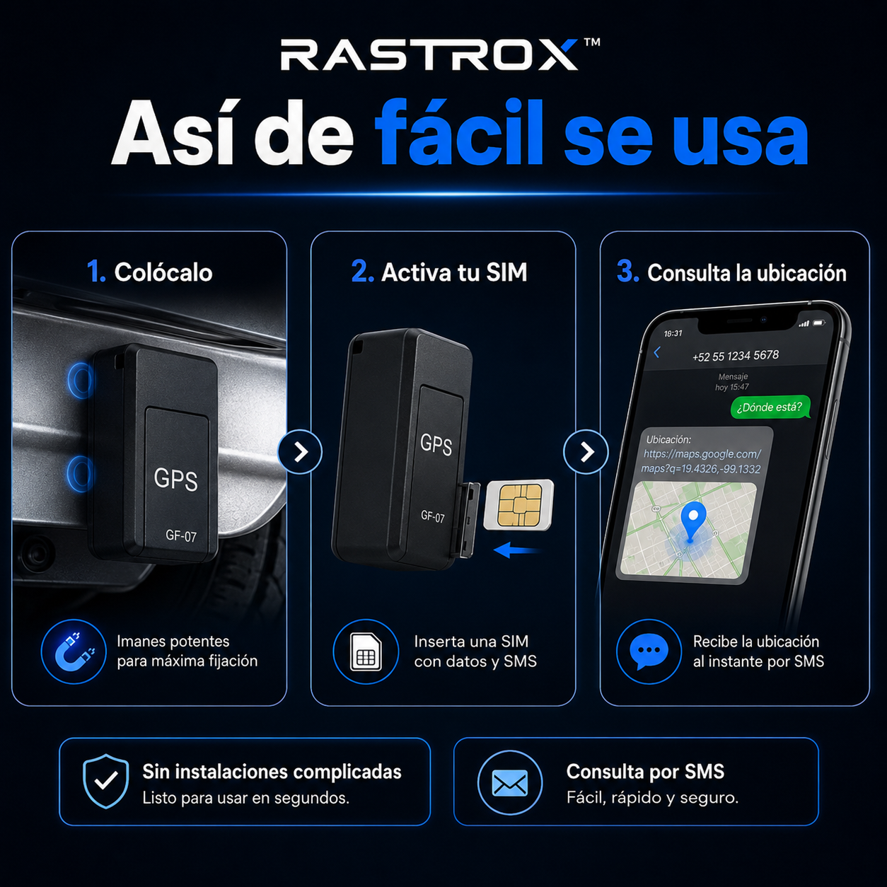 RASTROX™ | GPS Magnético