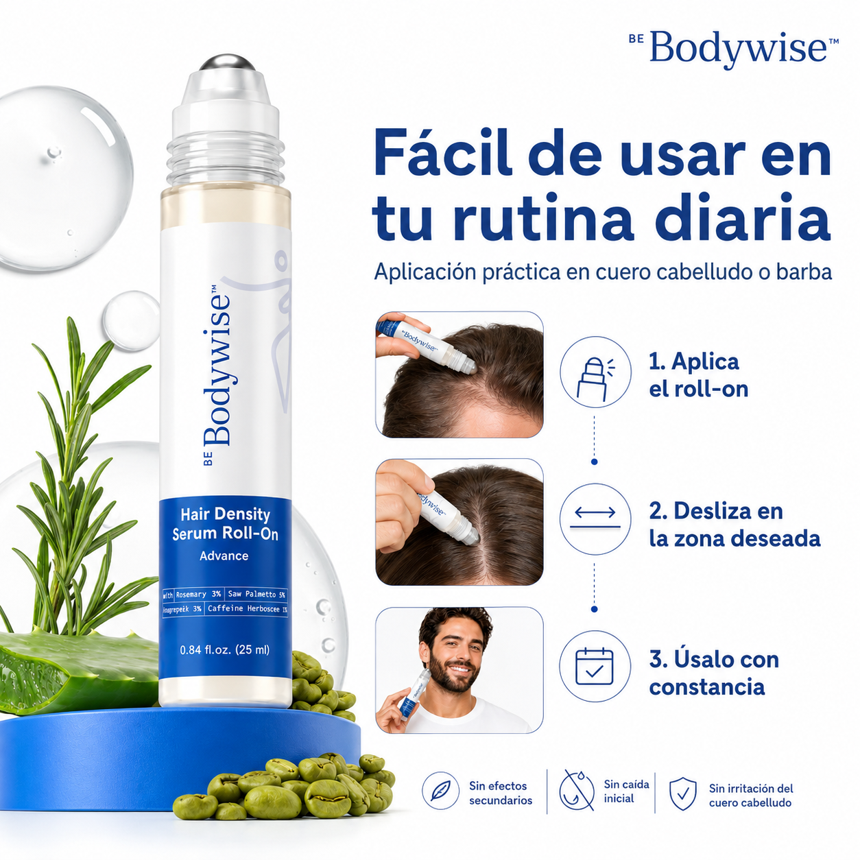 Bodywise™ - Sérum Roll para Cabello y Barba