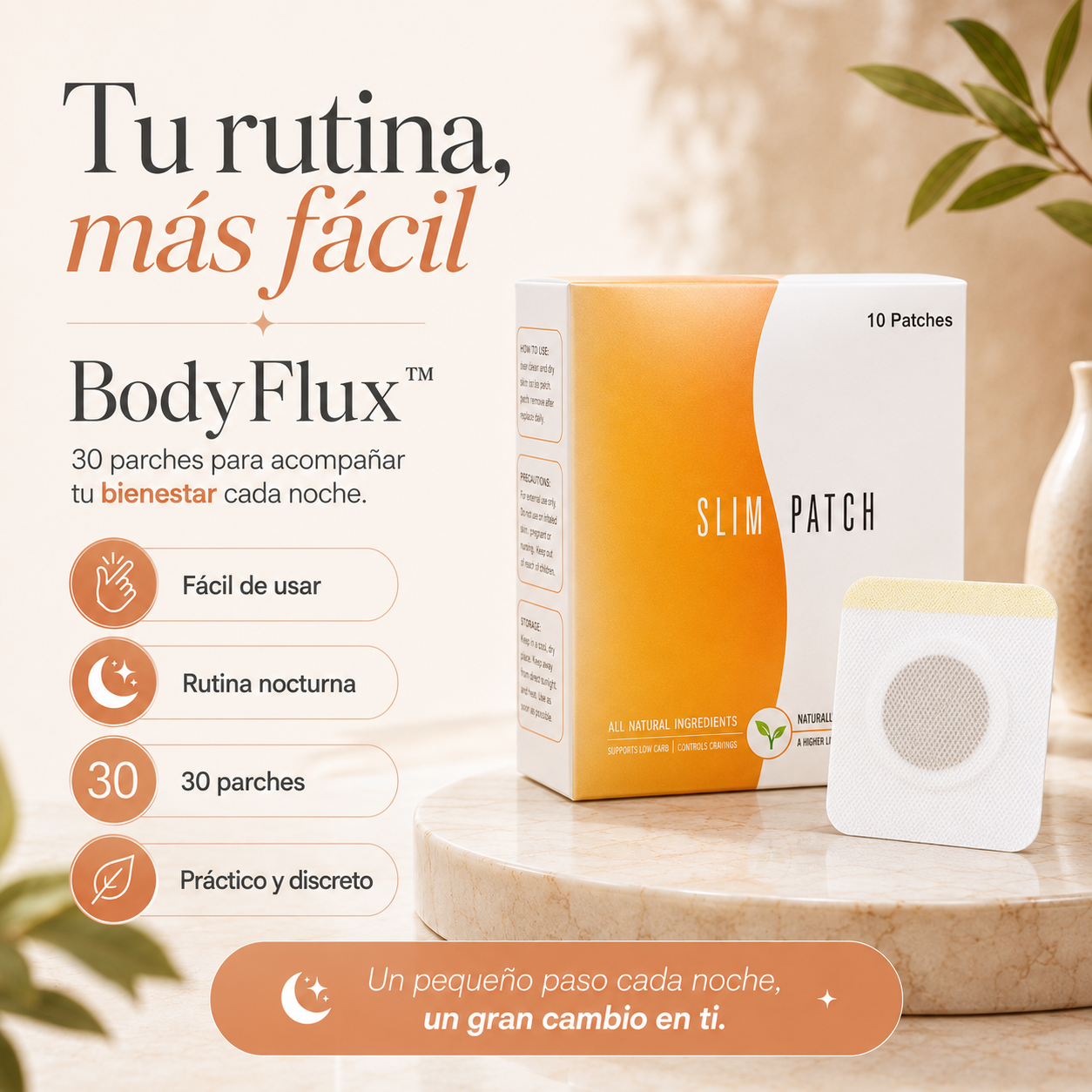 BodyFlux™ | Parches para Control de Peso