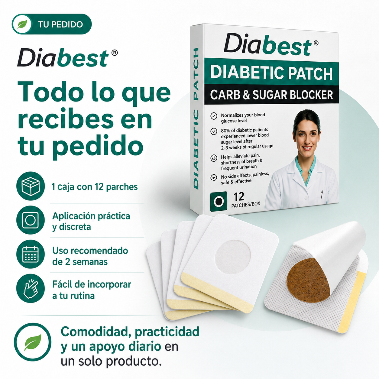 Diabest | Parches de Apoyo Diario