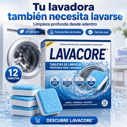 LAVACORE™ — Tabletas de Limpieza