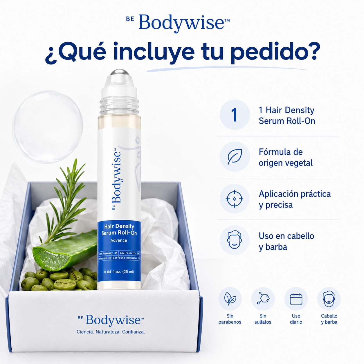 Bodywise™ - Sérum Roll para Cabello y Barba