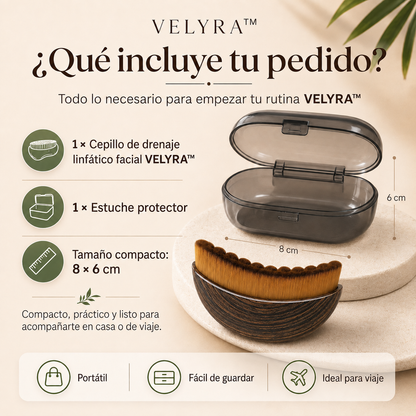 VELYRA™ | Cepillo de Drenaje Linfático Facial