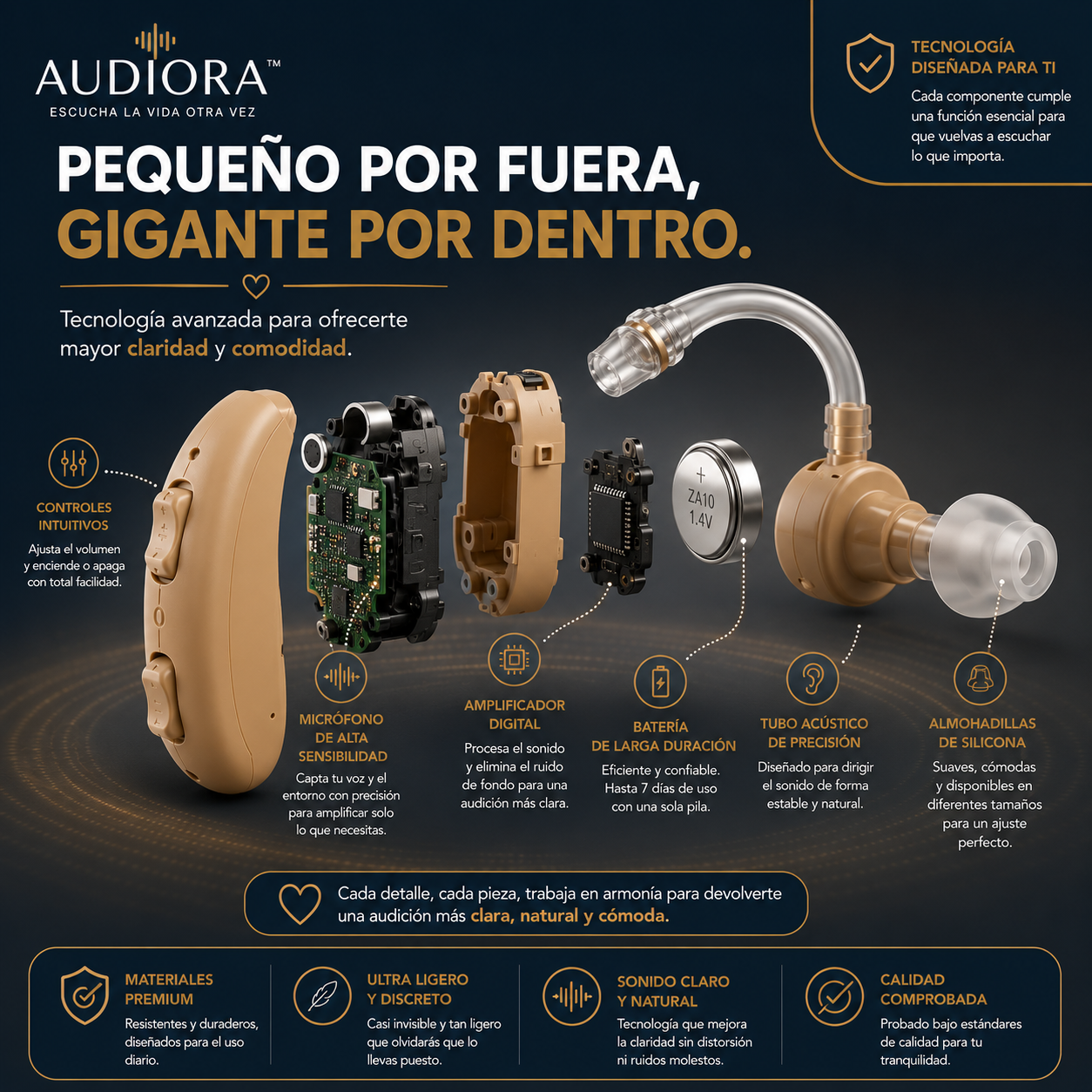 AUDIORA™ | Escucha la vida otra vez.