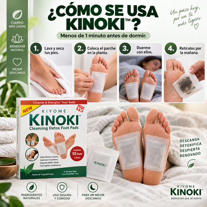 KINOKI™ Parches Detox | 10 Parches por Caja