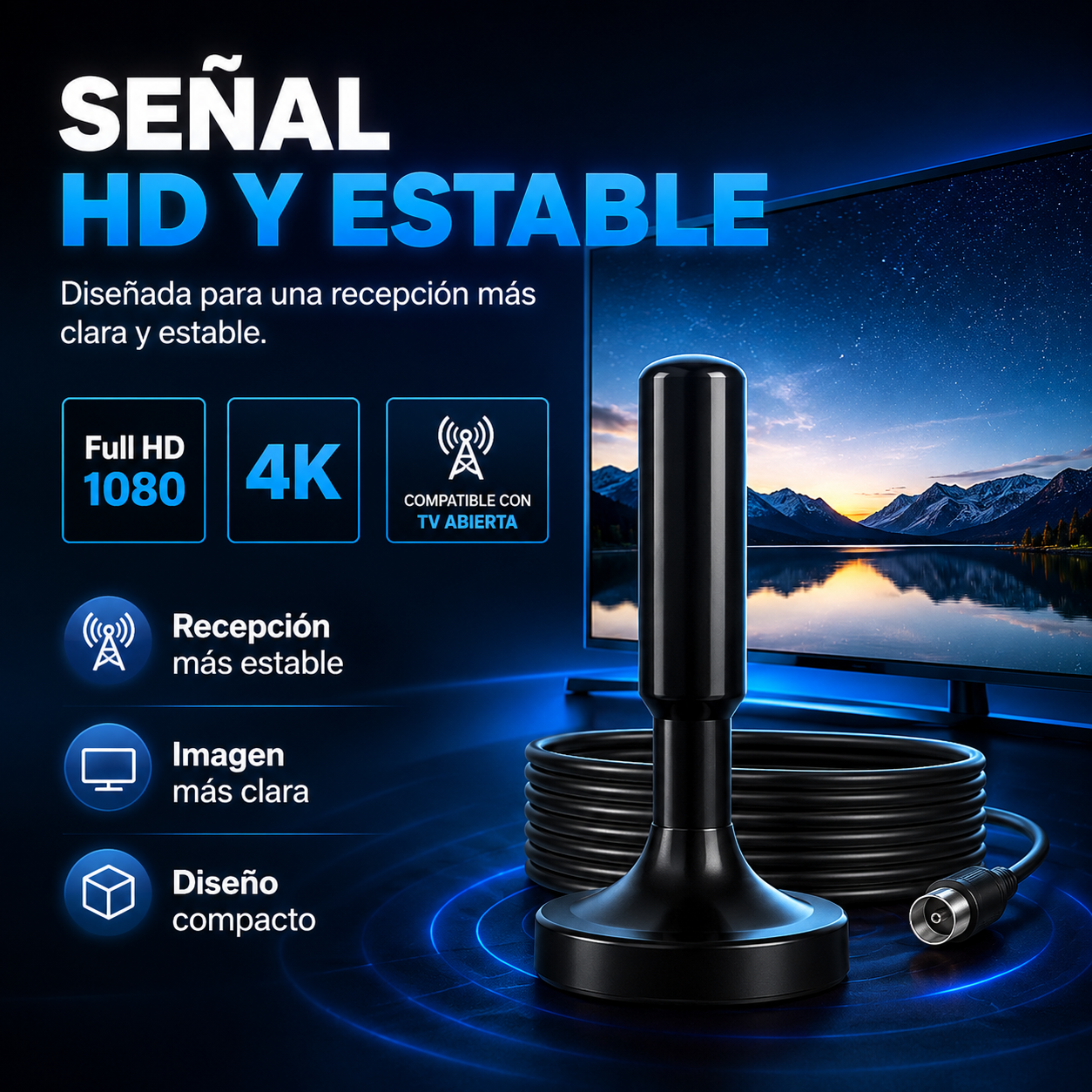 SignalPro™ | Antena Magnética