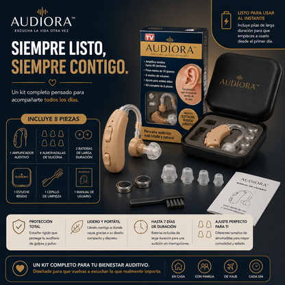AUDIORA™ | Escucha la vida otra vez.