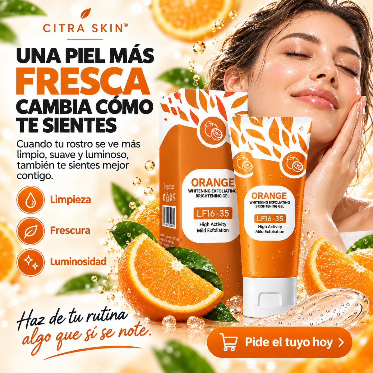 CITRA SKIN® | Gel Exfoliante de Naranja