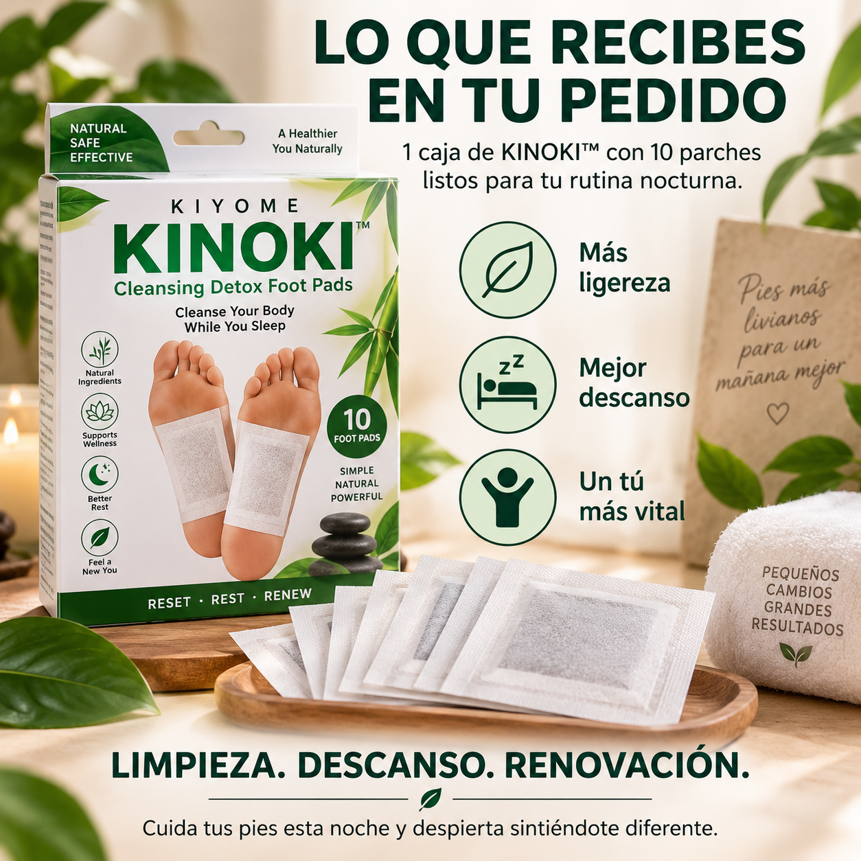 KINOKI™ Parches Detox | 10 Parches por Caja