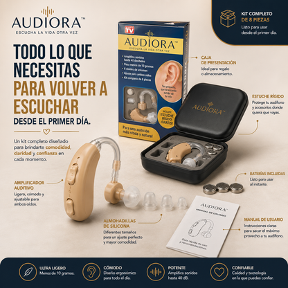 AUDIORA™ | Escucha la vida otra vez.